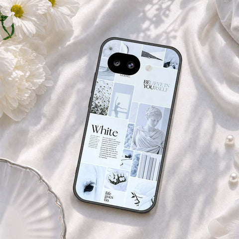Google Pixel 10a Cover - ONation Aesthetic Collage Series - HQ Ultra Shine Premium Infinity Glass Soft Silicon Borders Case