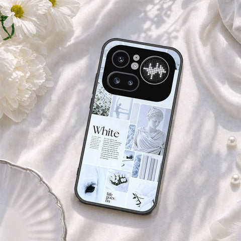 Nothing Phone 4a Pro Cover - ONation Aesthetic Collage Series - HQ Ultra Shine Premium Infinity Glass Soft Silicon Borders Case