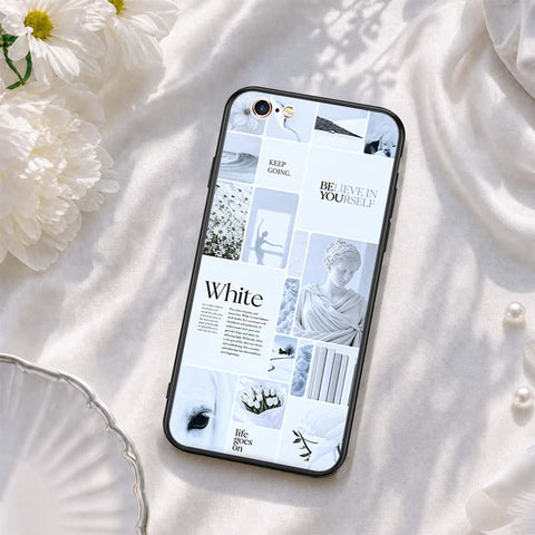 iPhone 6S / 6 Cover - ONation Aesthetic Collage Series - HQ Ultra Shine Premium Infinity Glass Soft Silicon Borders Case