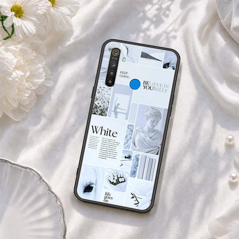 Realme Narzo 10A Cover - ONation Aesthetic Collage Series - HQ Ultra Shine Premium Infinity Glass Soft Silicon Borders Case