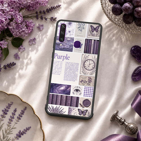 Honor 7A Cover - ONation Aesthetic Collage Series - HQ Ultra Shine Premium Infinity Glass Soft Silicon Borders Case