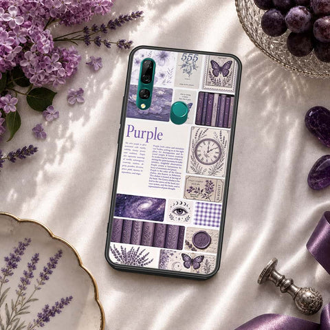 Huawei Y9 Prime 2019 Cover - ONation Aesthetic Collage Series - HQ Ultra Shine Premium Infinity Glass Soft Silicon Borders Case