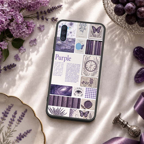 Samsung Galaxy M11 Cover - ONation Aesthetic Collage Series - HQ Ultra Shine Premium Infinity Glass Soft Silicon Borders Case