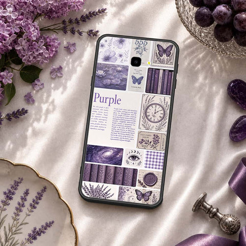 Samsung Galaxy J4 Plus Cover - ONation Aesthetic Collage Series - HQ Ultra Shine Premium Infinity Glass Soft Silicon Borders Case