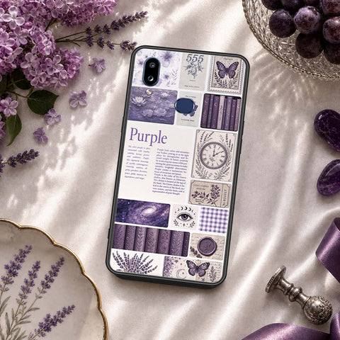 Samsung Galaxy A10s Cover - ONation Aesthetic Collage Series - HQ Ultra Shine Premium Infinity Glass Soft Silicon Borders Case