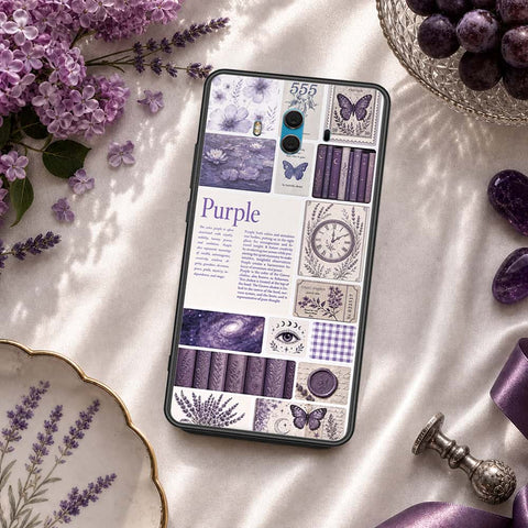Huawei Mate 10 Cover - ONation Aesthetic Collage Series - HQ Ultra Shine Premium Infinity Glass Soft Silicon Borders Case