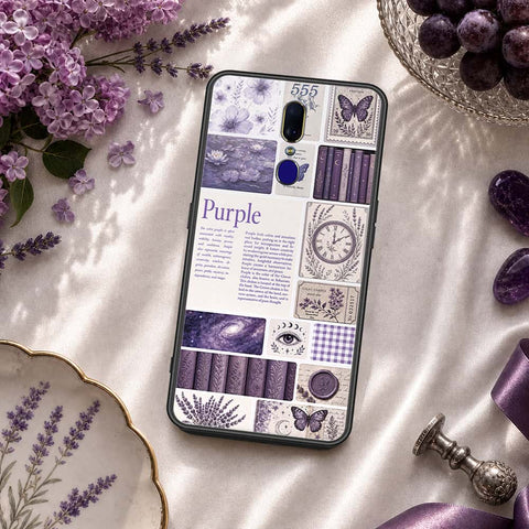 Oppo F11 Cover - ONation Aesthetic Collage Series - HQ Ultra Shine Premium Infinity Glass Soft Silicon Borders Case