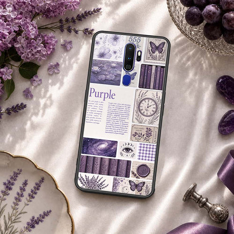 Oppo A9 2020 Cover - ONation Aesthetic Collage Series - HQ Ultra Shine Premium Infinity Glass Soft Silicon Borders Case