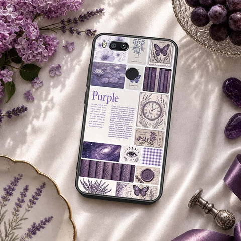 Xiaomi Mi A1 / Mi 5X Cover - ONation Aesthetic Collage Series - HQ Ultra Shine Premium Infinity Glass Soft Silicon Borders Case