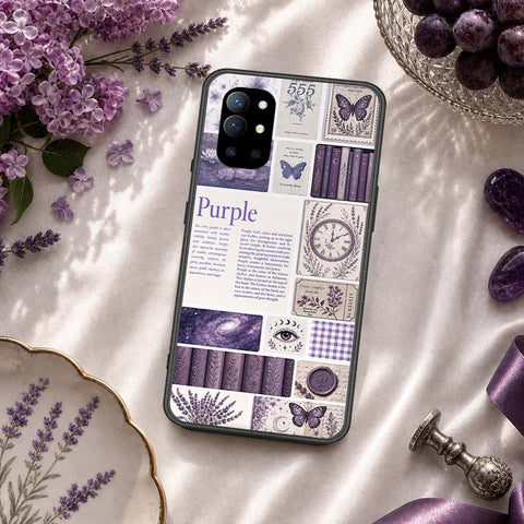 OnePlus 9R Cover - ONation Aesthetic Collage Series - HQ Ultra Shine Premium Infinity Glass Soft Silicon Borders Case