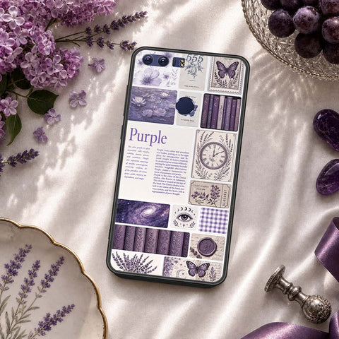 Huawei Honor 8 Cover - ONation Aesthetic Collage Series - HQ Ultra Shine Premium Infinity Glass Soft Silicon Borders Case