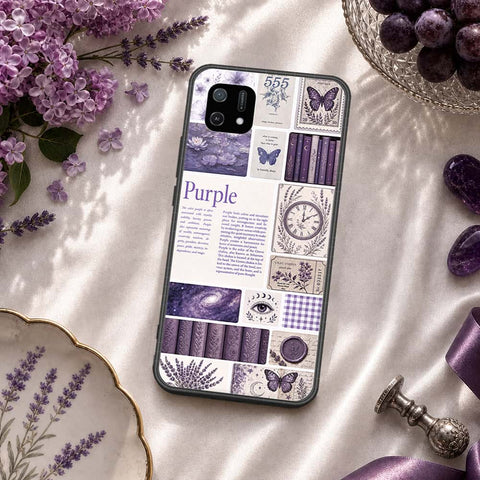 Oppo A16K Cover - ONation Aesthetic Collage Series - HQ Ultra Shine Premium Infinity Glass Soft Silicon Borders Case