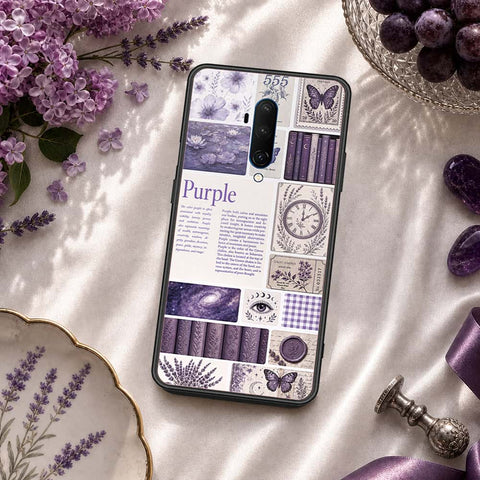 OnePlus 7T Pro Cover - ONation Aesthetic Collage Series - HQ Ultra Shine Premium Infinity Glass Soft Silicon Borders Case