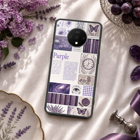 OnePlus 7T Cover - ONation Aesthetic Collage Series - HQ Ultra Shine Premium Infinity Glass Soft Silicon Borders Case