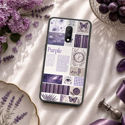 OnePlus 7 Cover - ONation Aesthetic Collage Series - HQ Ultra Shine Premium Infinity Glass Soft Silicon Borders Case
