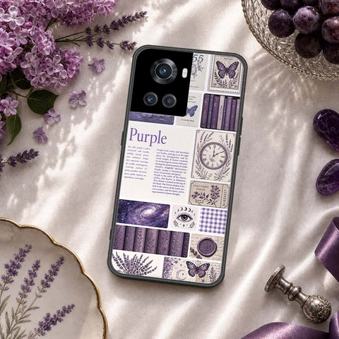 OnePlus 10R Cover - ONation Aesthetic Collage Series - HQ Ultra Shine Premium Infinity Glass Soft Silicon Borders Case