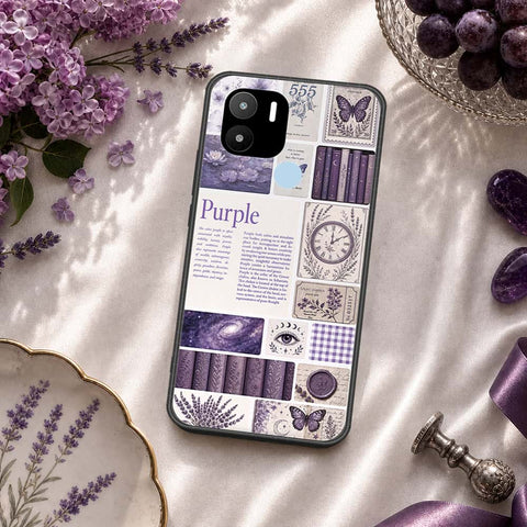 Xiaomi Redmi A2 Plus Cover - ONation Aesthetic Collage Series - HQ Ultra Shine Premium Infinity Glass Soft Silicon Borders Case