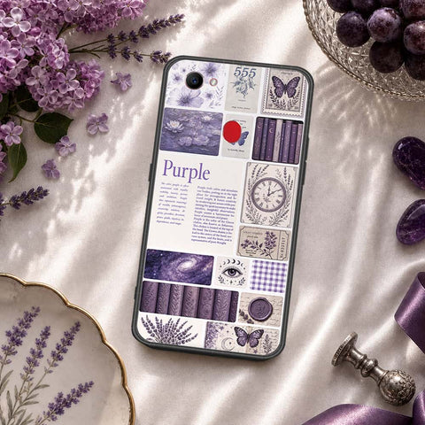 Oppo F7 Cover - ONation Aesthetic Collage Series - HQ Ultra Shine Premium Infinity Glass Soft Silicon Borders Case