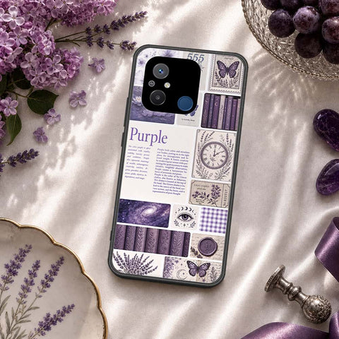 Xiaomi Poco C55 Cover - ONation Aesthetic Collage Series - HQ Ultra Shine Premium Infinity Glass Soft Silicon Borders Case