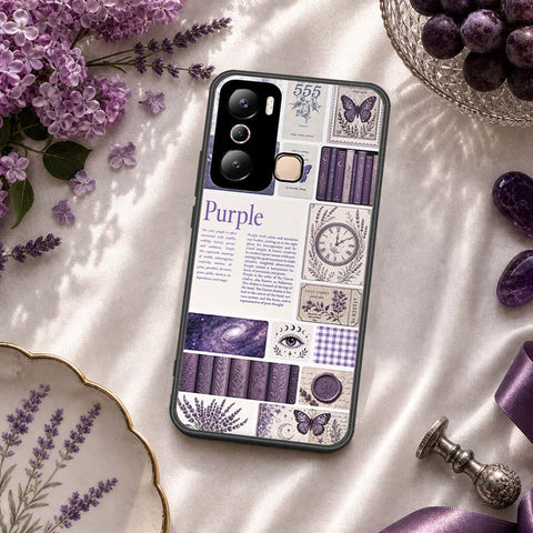 Infinix Hot 20i Cover - ONation Aesthetic Collage Series - HQ Ultra Shine Premium Infinity Glass Soft Silicon Borders Case