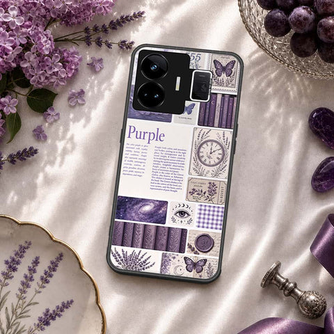 Realme GT3 Cover - ONation Aesthetic Collage Series - HQ Ultra Shine Premium Infinity Glass Soft Silicon Borders Case
