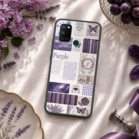 Realme C17 Cover - ONation Aesthetic Collage Series - HQ Ultra Shine Premium Infinity Glass Soft Silicon Borders Case