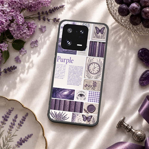 Xiaomi 13 Pro Cover - ONation Aesthetic Collage Series - HQ Ultra Shine Premium Infinity Glass Soft Silicon Borders Case