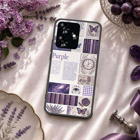 Infinix Hot 30 Cover - ONation Aesthetic Collage Series - HQ Ultra Shine Premium Infinity Glass Soft Silicon Borders Case