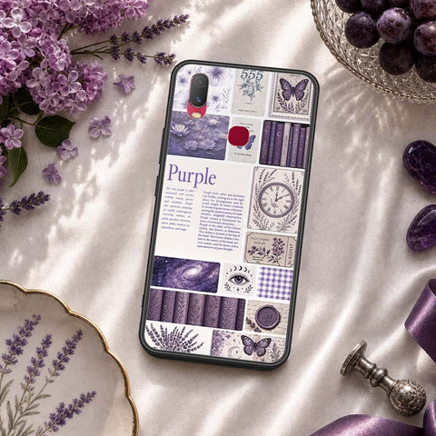 Vivo Y11 2019 Cover - ONation Aesthetic Collage Series - HQ Ultra Shine Premium Infinity Glass Soft Silicon Borders Case