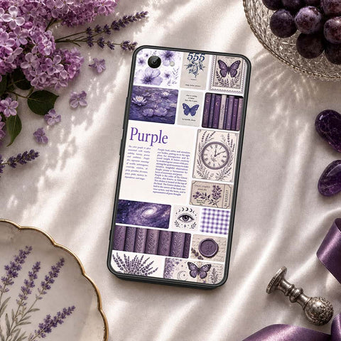 Vivo Y81 Cover - ONation Aesthetic Collage Series - HQ Ultra Shine Premium Infinity Glass Soft Silicon Borders Case