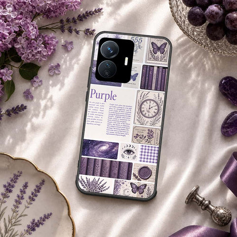 Vivo Y77e Cover - ONation Aesthetic Collage Series - HQ Ultra Shine Premium Infinity Glass Soft Silicon Borders Case