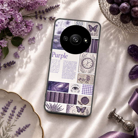 Xiaomi Poco C61 Cover - ONation Aesthetic Collage Series - HQ Ultra Shine Premium Infinity Glass Soft Silicon Borders Case