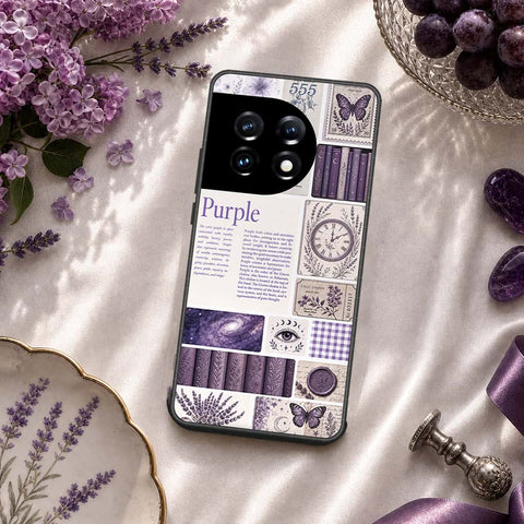OnePlus Ace 2 Pro Cover - ONation Aesthetic Collage Series - HQ Ultra Shine Premium Infinity Glass Soft Silicon Borders Case