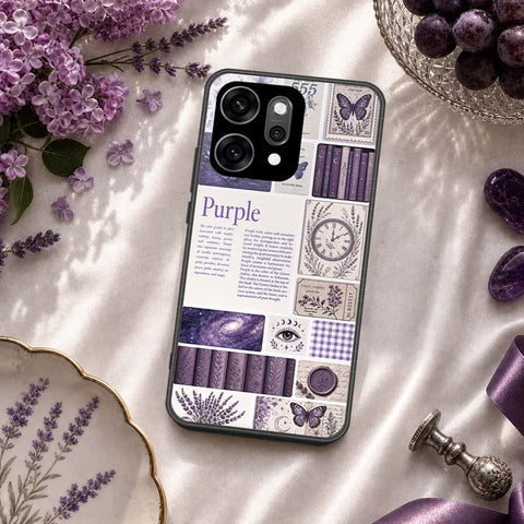 Oppo Reno 14 Pro Cover - ONation Aesthetic Collage Series - HQ Ultra Shine Premium Infinity Glass Soft Silicon Borders Case