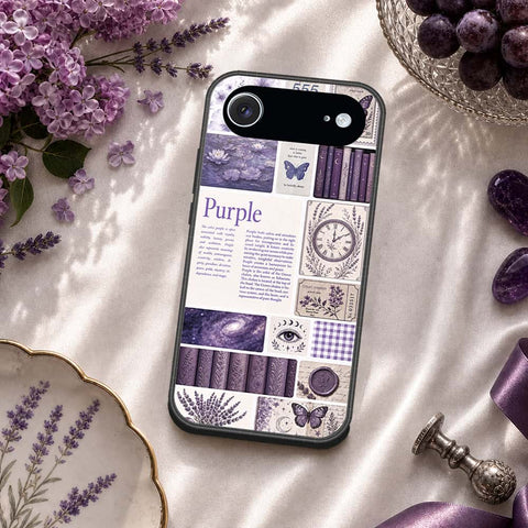 iPhone 17 Air - ONation Aesthetic Collage Series - HQ Ultra Shine Premium Infinity Glass Soft Silicon Borders Case