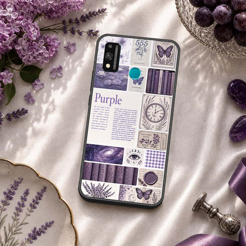 Huawei Honor 9 Lite - ONation Aesthetic Collage Series - HQ Ultra Shine Premium Infinity Glass Soft Silicon Borders Case