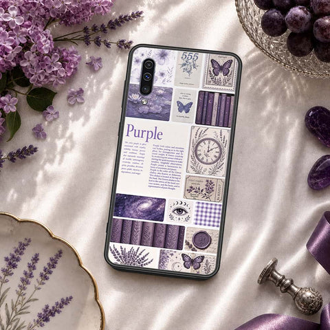 Samsung Galaxy A5 2018 Cover - ONation Aesthetic Collage Series - HQ Ultra Shine Premium Infinity Glass Soft Silicon Borders Case