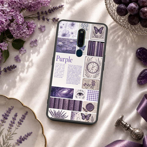 Oppo R19 Cover - ONation Aesthetic Collage Series - HQ Ultra Shine Premium Infinity Glass Soft Silicon Borders Case