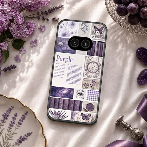 Nothing Phone 2a Cover - ONation Aesthetic Collage Series - HQ Ultra Shine Premium Infinity Glass Soft Silicon Borders Case