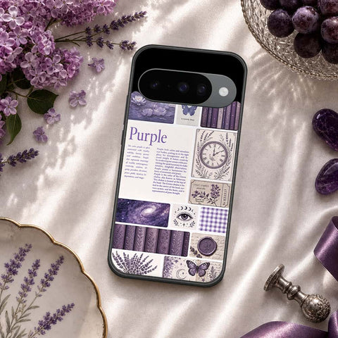 Google Pixel 10 Cover - ONation Aesthetic Collage Series - HQ Ultra Shine Premium Infinity Glass Soft Silicon Borders Case
