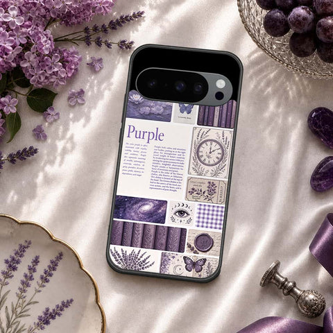 Google Pixel 9 Pro XL Cover - ONation Aesthetic Collage Series - HQ Ultra Shine Premium Infinity Glass Soft Silicon Borders Case