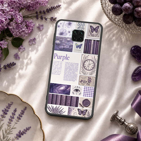 Xiaomi Redmi Note 9 Pro Cover - ONation Aesthetic Collage Series - HQ Ultra Shine Premium Infinity Glass Soft Silicon Borders Case