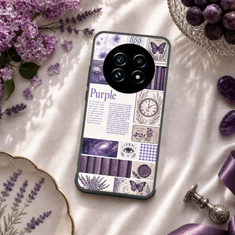 Realme 13 Pro Plus Cover - ONation Aesthetic Collage Series - HQ Ultra Shine Premium Infinity Glass Soft Silicon Borders Case