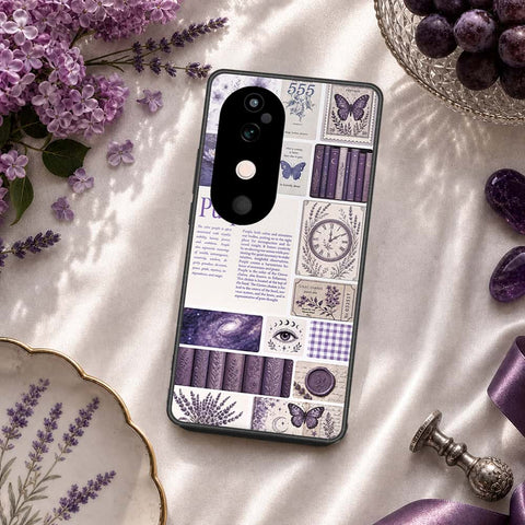 Vivo S19 Cover - ONation Aesthetic Collage Series - HQ Ultra Shine Premium Infinity Glass Soft Silicon Borders Case