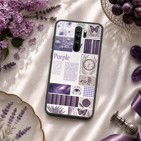 Xiaomi Redmi Note 8 Pro Cover - ONation Aesthetic Collage Series - HQ Ultra Shine Premium Infinity Glass Soft Silicon Borders Case