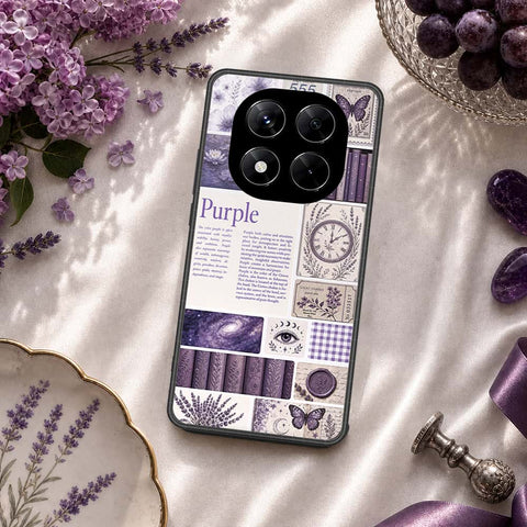 Xiaomi Redmi Note 14 Pro 4G Cover - ONation Aesthetic Collage Series - HQ Ultra Shine Premium Infinity Glass Soft Silicon Borders Case