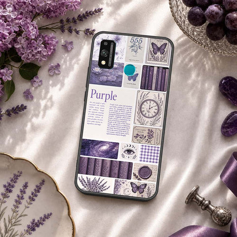 Honor 9X Lite Cover - ONation Aesthetic Collage Series - HQ Ultra Shine Premium Infinity Glass Soft Silicon Borders Case