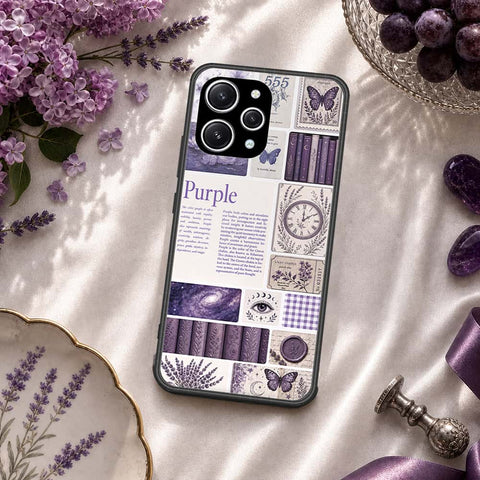 Xiaomi Redmi Note 12R Cover - ONation Aesthetic Collage Series - HQ Ultra Shine Premium Infinity Glass Soft Silicon Borders Case