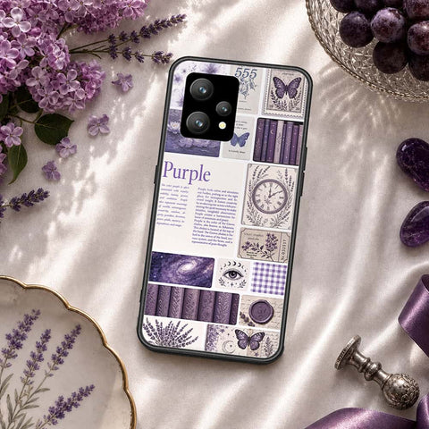 Realme 9 5G Cover - ONation Aesthetic Collage Series - HQ Ultra Shine Premium Infinity Glass Soft Silicon Borders Case