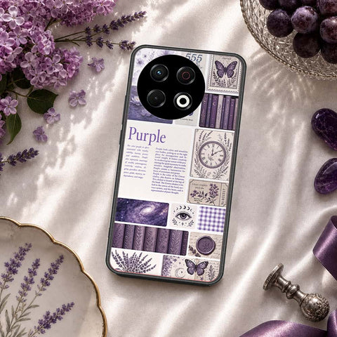 Tecno Spark 30 Pro Cover - ONation Aesthetic Collage Series - HQ Ultra Shine Premium Infinity Glass Soft Silicon Borders Case